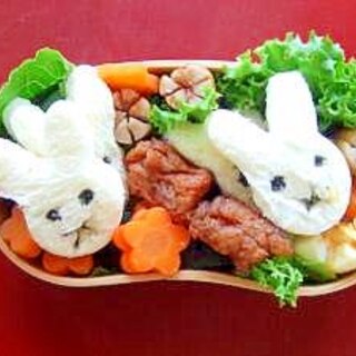 うさちゃんサンドイッチ弁当